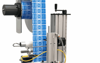 Flat surface labeler